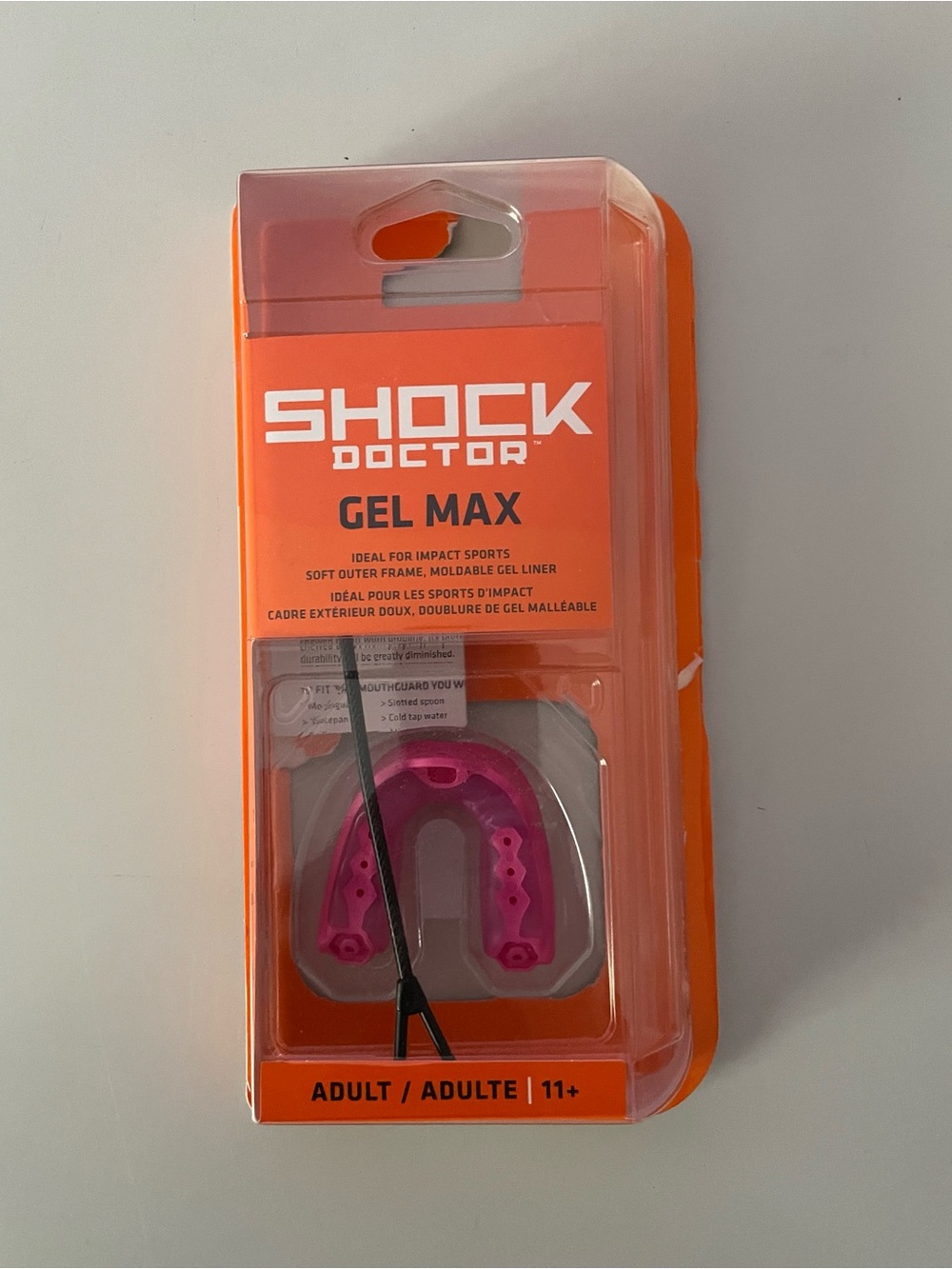 Shock Doctor Gel Max Mouthguard - Pink (Adult)